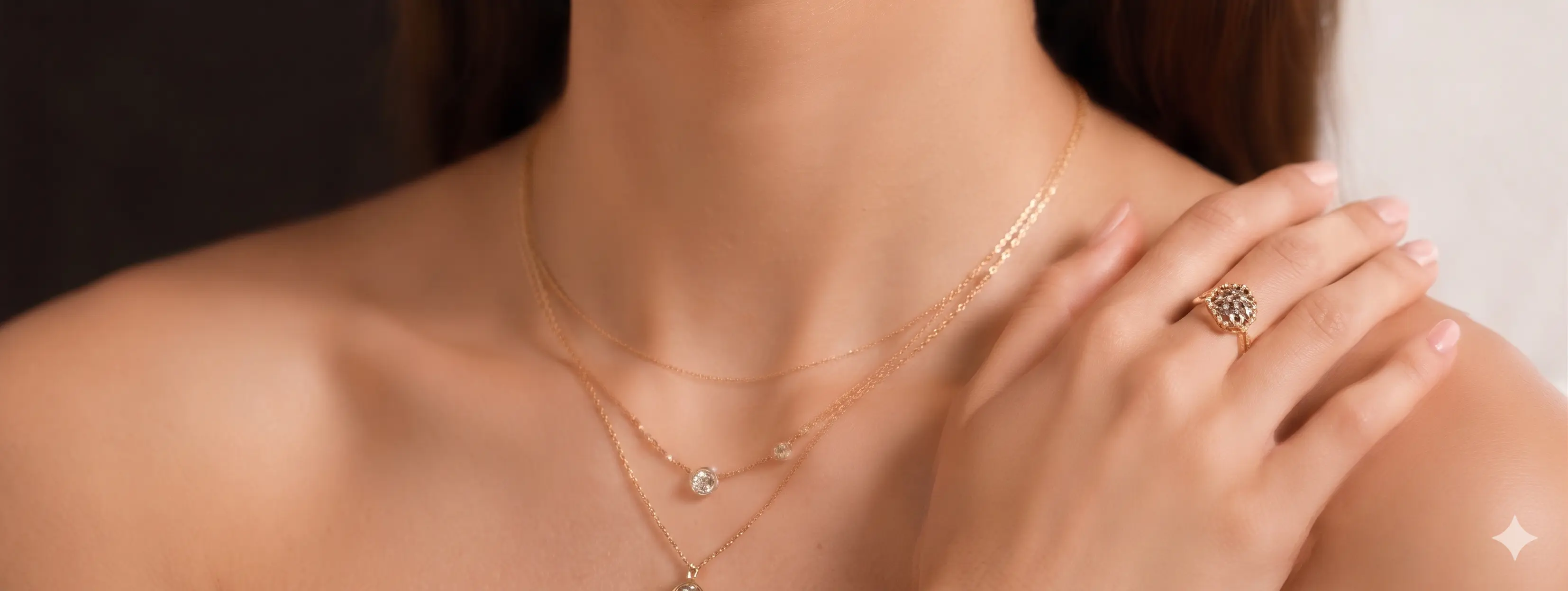 Woman wearing jewelry